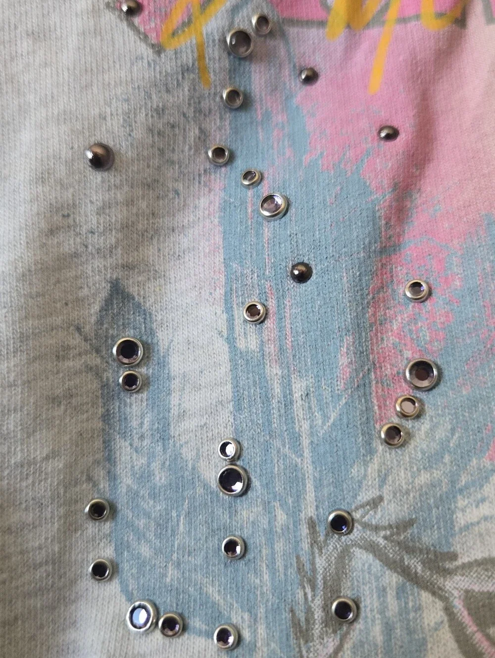 Zadig & Voltaire Tommer HC concert cheetah studded t-shirt M - Picture 11 of 11